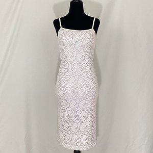 Michel Stephén Paris Lace Stretch Dress